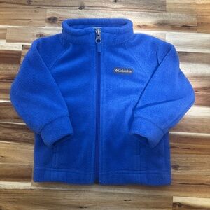 Columbia Baby 6-12 Mo Blue Full Zip Fleece Jacket